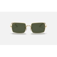 RECTANGLE 1969 LEGEND GOLD
Lenses: Green Classic  +  Frame: Gold