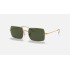 RECTANGLE 1969 LEGEND GOLD
Lenses: Green Classic  +  Frame: Gold