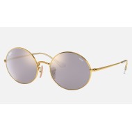 OVAL 1970 MIRROR EVOLVE
Lenses: Dark Grey/Gold Photochromic Mirror  +  Frame: Shiny Gold