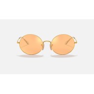 OVAL 1970 MIRROR EVOLVE
Lenses: Orange Photochromic Mirror  +  Frame: Shiny Gold