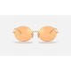 OVAL 1970 MIRROR EVOLVE
Lenses: Orange Photochromic Mirror  +  Frame: Shiny Gold