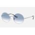 OVAL 1970
Lenses: Light Blue Gradient  +  Frame: Silver