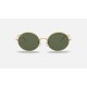 OVAL 1970 LEGEND GOLD
Lenses: Green Classic G-15  +  Frame: Gold