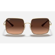 Square 1971 @collectionLenses: Pink/Brown Gradient  +  Frame: Gold