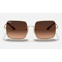 Square 1971 @collectionLenses: Pink/Brown Gradient  +  Frame: Gold