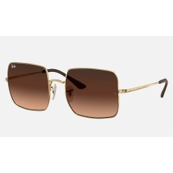 Square 1971 @collectionLenses: Pink/Brown Gradient  +  Frame: Gold