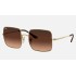 Square 1971 @collectionLenses: Pink/Brown Gradient  +  Frame: Gold