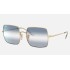 SQUARE 1971 BI-GRADIENT
Lenses: Clear Blue Gradient  +  Frame: Gold