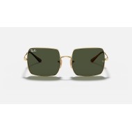 SQUARE 1971 CLASSIC
Lenses: Green Classic  +  Frame: Gold