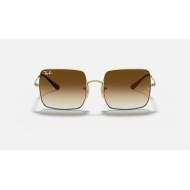 SQUARE 1971 CLASSIC
Lenses: Light Brown Gradient  +  Frame: Gold