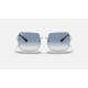 SQUARE 1971 CLASSIC
Lenses: Light Blue Gradient  +  Frame: Silver