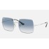 SQUARE 1971 CLASSIC
Lenses: Light Blue Gradient  +  Frame: Silver