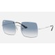 SQUARE 1971 CLASSIC
Lenses: Light Blue Gradient  +  Frame: Silver