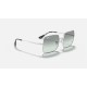 SQUARE 1971 WASHED EVOLVE
Lenses: Light Blue Photochromic Gradient  +  Frame: Silver
