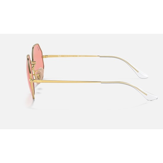 OCTAGON 1972 MIRROR EVOLVE
Lenses: Pink Photochromic Mirror  +  Frame: Shiny Gold