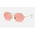 OCTAGON 1972 MIRROR EVOLVE
Lenses: Pink Photochromic Mirror  +  Frame: Shiny Gold