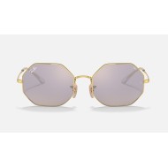 OCTAGON 1972 MIRROR EVOLVE
Lenses: Dark Grey/Gold Photochromic Mirror  +  Frame: Shiny Gold