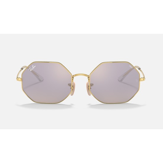 OCTAGON 1972 MIRROR EVOLVE
Lenses: Dark Grey/Gold Photochromic Mirror  +  Frame: Shiny Gold