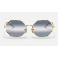 OCTAGON 1972 BI-GRADIENT
Lenses: Clear Blue Gradient  +  Frame: Gold