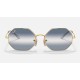 OCTAGON 1972 BI-GRADIENT
Lenses: Clear Blue Gradient  +  Frame: Gold