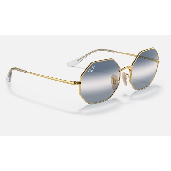 OCTAGON 1972 BI-GRADIENT
Lenses: Clear Blue Gradient  +  Frame: Gold