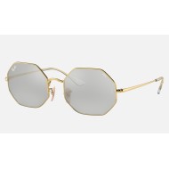 OCTAGON 1972 MIRROR EVOLVE
Lenses: Grey/Blue Photochromic Mirror  +  Frame: Shiny Gold