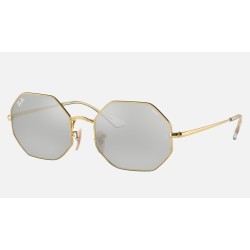 OCTAGON 1972 MIRROR EVOLVE
Lenses: Grey/Blue Photochromic Mirror  +  Frame: Shiny Gold