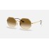 OCTAGON 1972
Lenses: Light Brown Gradient  +  Frame: Gold