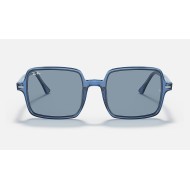 SQUARE II TRUE BLUE
Lenses: Blue Classic  +  Frame: Transparent Blue