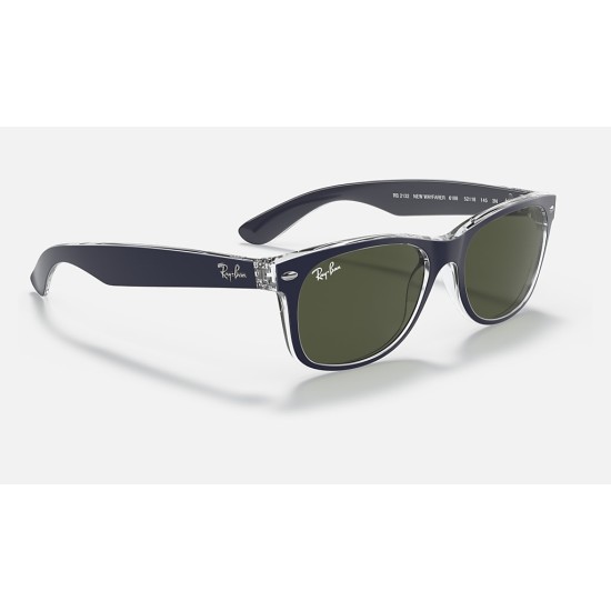 NEW WAYFARER BICOLOR
Lenses: Green Classic G-15  +  Frame: Blue