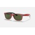 RB2132M SCUDERIA FERRARI COLLECTION
Lenses: Green Classic  +  Frame: Red