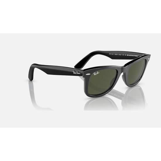 ORIGINAL WAYFARER BIO-ACETATE
Lenses: Green Classic  +  Frame: Black
