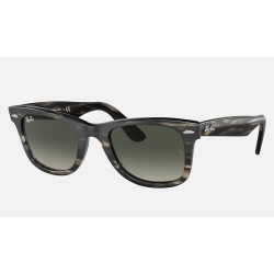 ORIGINAL WAYFARER BIO-ACETATE
Lenses: Grey Gradient  +  Frame: Striped Grey