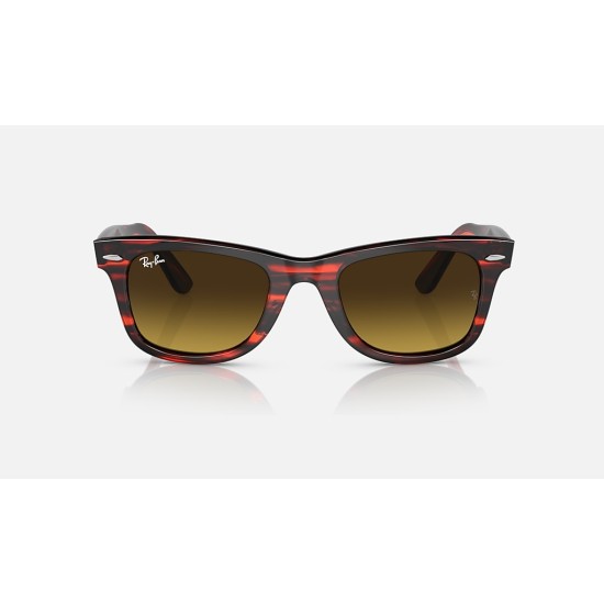 ORIGINAL WAYFARER BIO-ACETATE
Lenses: Brown Gradient  +  Frame: Striped Red