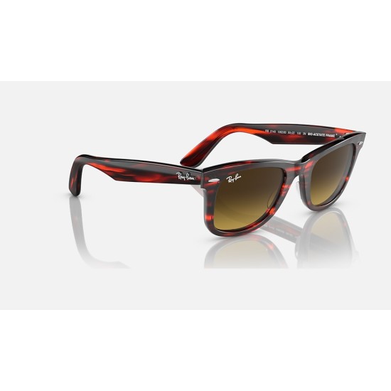 ORIGINAL WAYFARER BIO-ACETATE
Lenses: Brown Gradient  +  Frame: Striped Red