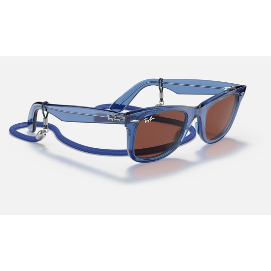 ORIGINAL WAYFARER COLORBLOCK
Lenses: Red Classic  +  Frame: Transparent Blue