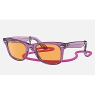 ORIGINAL WAYFARER COLORBLOCK
Lenses: Orange Classic  +  Frame: Transparent Violet
