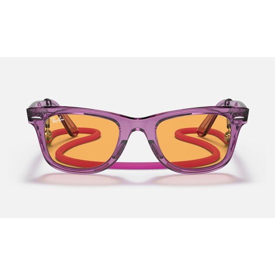 ORIGINAL WAYFARER COLORBLOCK
Lenses: Orange Classic  +  Frame: Transparent Violet