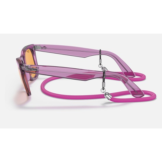 ORIGINAL WAYFARER COLORBLOCK
Lenses: Orange Classic  +  Frame: Transparent Violet