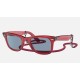 ORIGINAL WAYFARER COLORBLOCK
Lenses: Blue Classic  +  Frame: Transparent Red