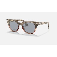 METEOR STRIPED HAVANA
Lenses: Blue Mirror  +  Frame: Striped Grey Gradient Brown