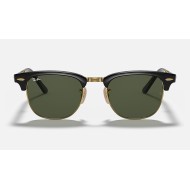 Clubmaster Folding
Lenses: Green Classic G-15  +  Frame: Black