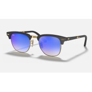 CLUBMASTER FOLDING FLASH LENSES GRADIENT
Lenses: Blue Mirror  +  Frame: Black