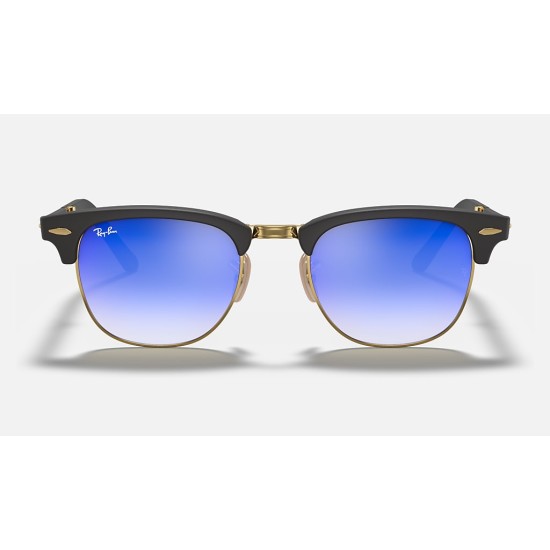 CLUBMASTER FOLDING FLASH LENSES GRADIENT
Lenses: Blue Mirror  +  Frame: Black