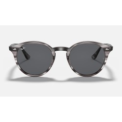 RB2180
Lenses: Grey Classic  +  Frame: Striped Grey Havana