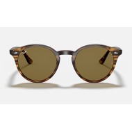 RB2180
Lenses: Brown Classic B-15  +  Frame: Striped Red Havana