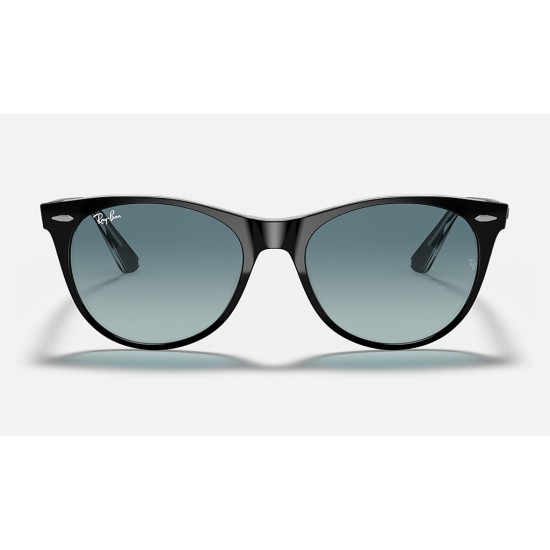 WAYFARER II CLASSIC
Lenses: Blue Gradient  +  Frame: Black