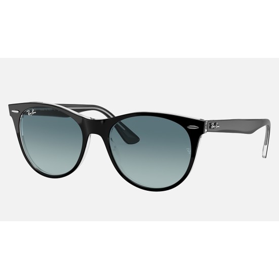 WAYFARER II CLASSIC
Lenses: Blue Gradient  +  Frame: Black