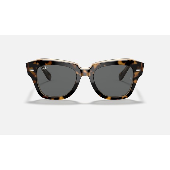 STATE STREETLenses: Dark Grey Classic  +  Frame: Brown Tortoise