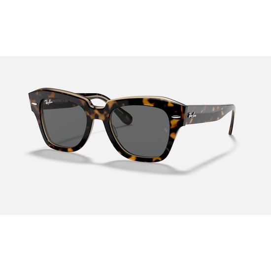 STATE STREETLenses: Dark Grey Classic  +  Frame: Brown Tortoise